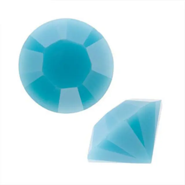 Swarovski 1088 Xirius Chaton Turquoise Unfoiled PP14 Ø2x1.25mm ~72τεμ