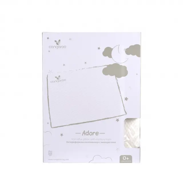 Cangaroo Adore Memory Foam Anti‑Reflux Pillow – Βρεφικό Μαξιλάρι Θέσης Ύπνου 3