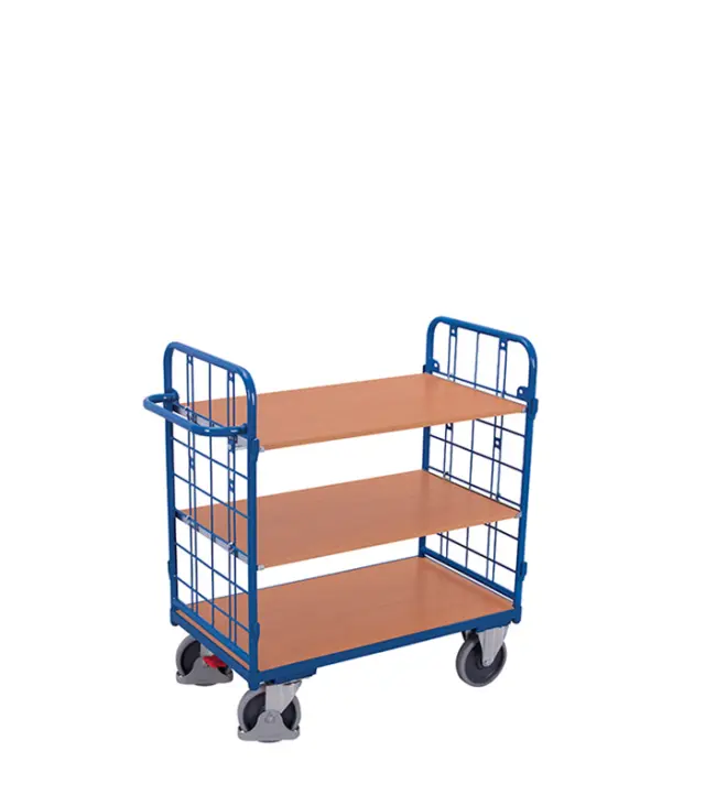 Variofit sw-500.235 Τρόλεϊ Μεταφοράς 3 Επιπέδων για Φορτίο Βάρους ως 400kg