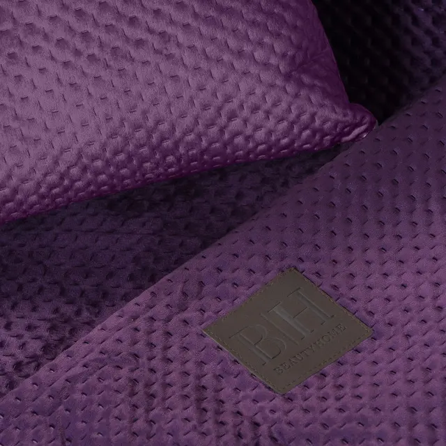 Beauty Home Ριχτάρι Διθέσιο Velvety Art 8411 180x250 Μωβ 2