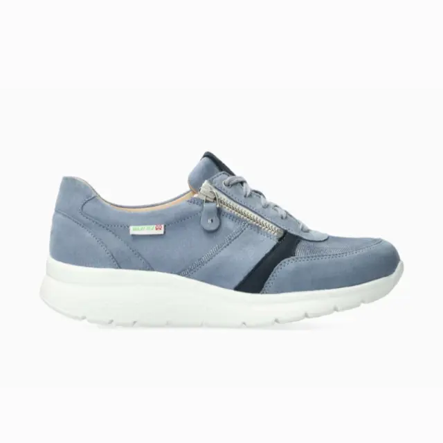 Mephisto/Sano Sneakers Γυναικείο δέρμα/δέρμα Nubuck Μπλέ SAN/IZAE-S SEA BLUE - 42