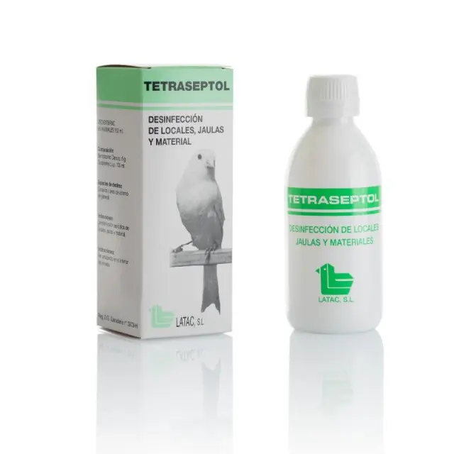 Latac Tetraseptol Απολυμαντικό Κλουβιών 250ml