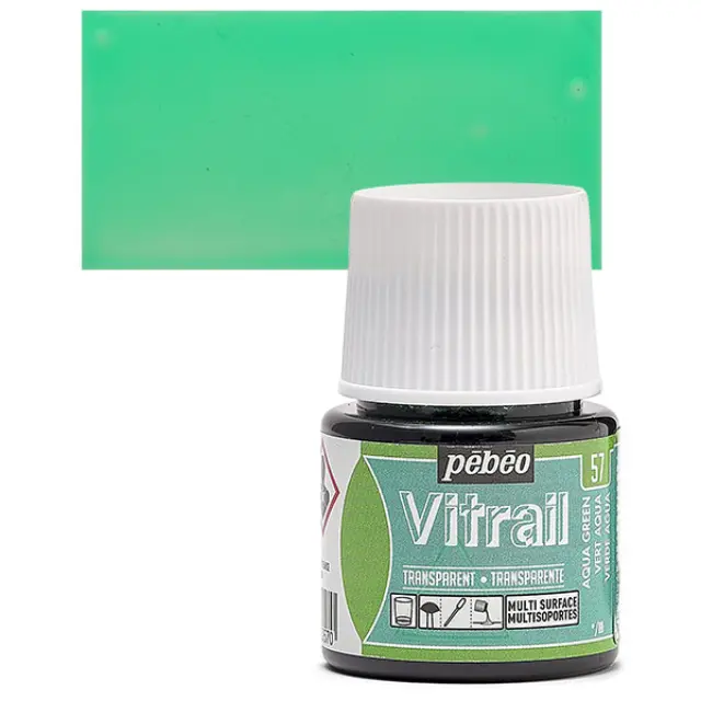 Pebeo Vitrail Διάφανο Σμάλτο - 57 Aqua Green - 45ml