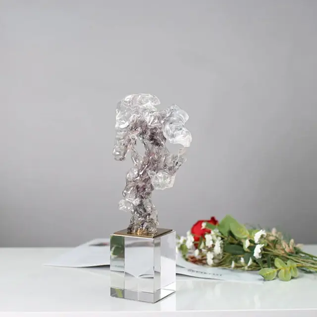Γυάλινο Διακοσμητικό Γλυπτό - Glass Sculpture Decor 0107001 2
