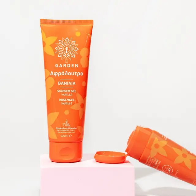 GARDEN Shower Gel Vanilla Αφρόλουτρο Βανίλια 100ml 3