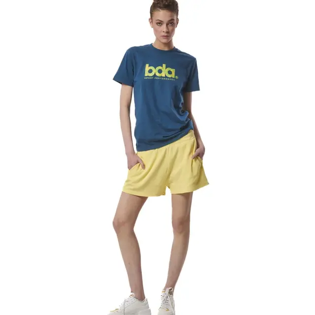 Body Action Women's Natural Dye Waffle Shorts Κίτρινο 031430-09A (Body Action) - Medium