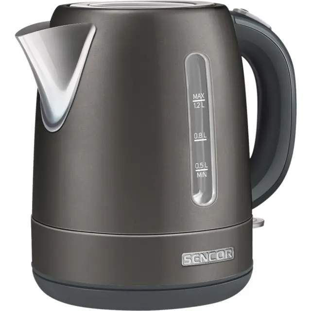 Βραστήρας Sencor SWK 1228BK 1.2lt 2150W 360° STRIX Ανοξείδωτος με Ένδειξη Στάθμης και Αφαιρούμενο Πλενόμενο Φίλτρο Μαύρος