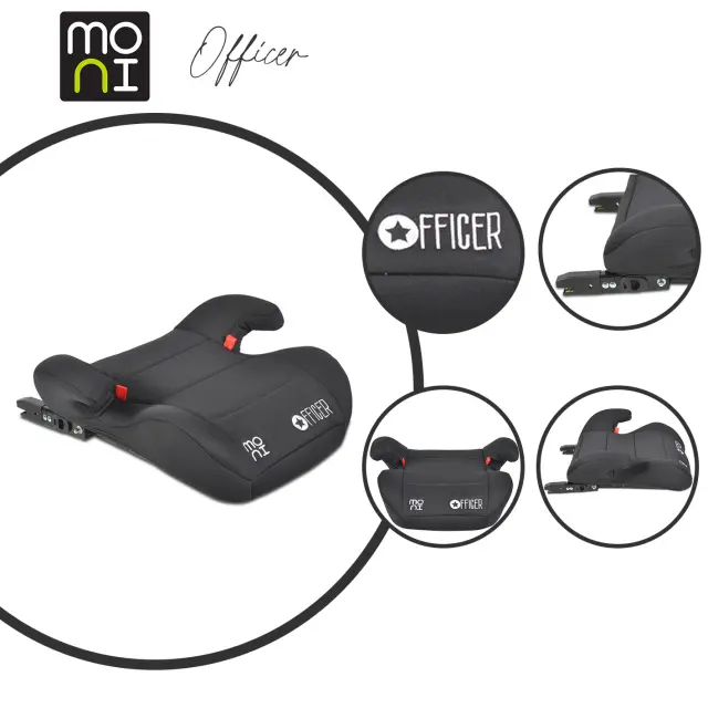 MONI - Car seat Officer black - 3801005150434