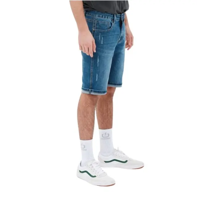 Emerson Stretch Denim Short (221.EM45.197-Blue) - Μπλέ 3