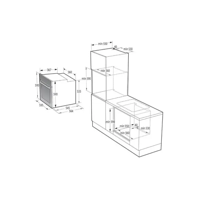 ΦΟΥΡΝΟΣ BOSX6737E13BG 738440 ΜΑΥΡΟΣ GORENJE 3