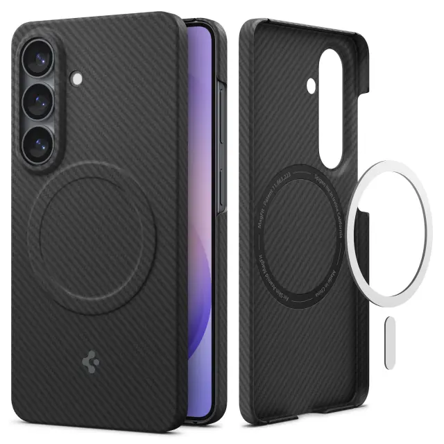 Spigen Air Skin Aramid MagSafe, black - Samsung Galaxy S26+ ACS11048