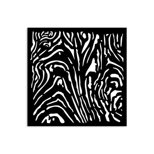 Thick Stencil 12x12cm, Stamperia, Hidden Grove, Wood effect