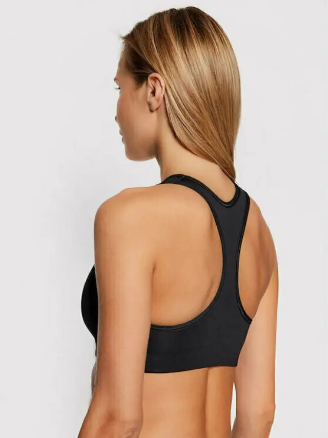 Nike Dri-Fit Swoosh Γυναικείο Αθλητικό Μπουστάκι DM0579-010 Μαύρο - S 2