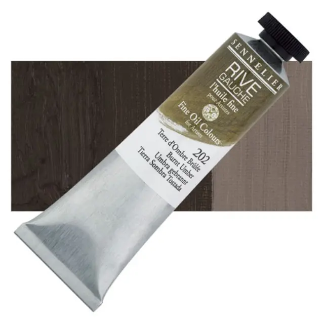 Sennelier Λάδι Rive Gauche 202 Burnt Umber - 40ml