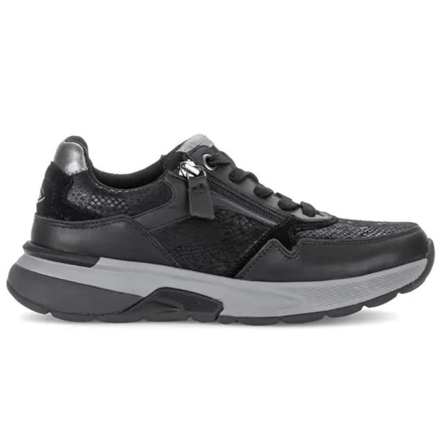 Gabor Sneakers Γυναικείο δέρμα Μαύρο GAB/010501 005-BL/ANTHR - 39