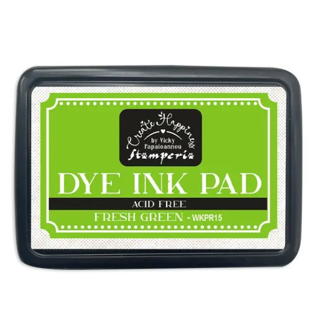 Μελάνι σε ταμπόν για σφραγίδες Dye Ink Pad, Stamperia, Fresh Green