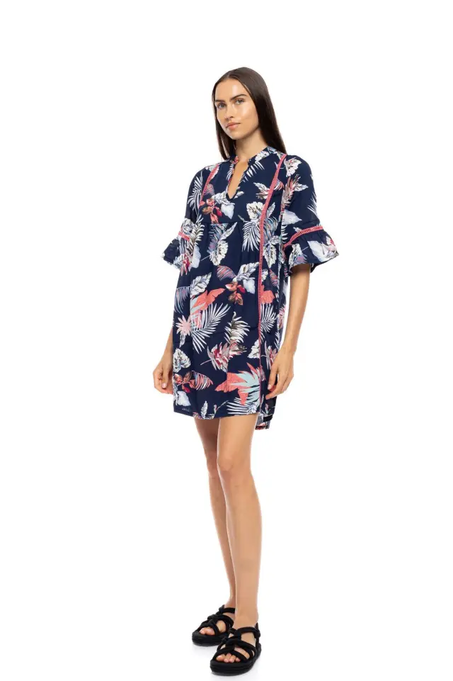 Beachwear Tropical B423 Type Pink Label 2