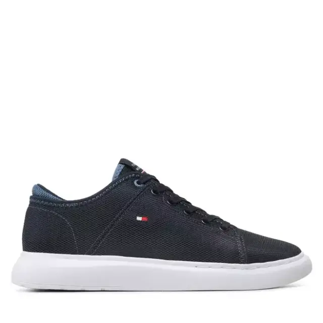 Tommy Hilfiger - Lightweight Textile Cupsole Ανδρικά Sneakers FM0FM04426-DW5 Μπλε - 41