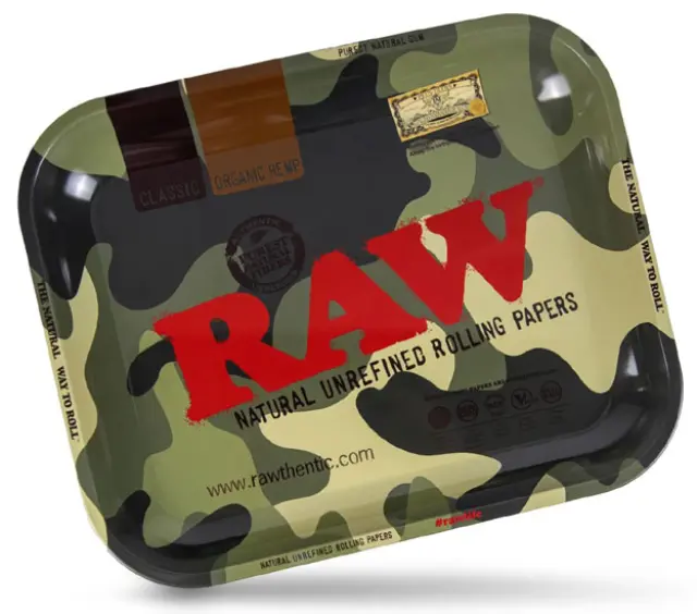 Raw Rolling Tray Δίσκος «Camo Army» Medium (33x27cm)