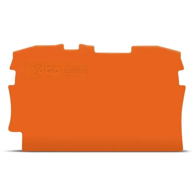 2000-1292 End and intermediate plate; 0.7 mm thick; orange