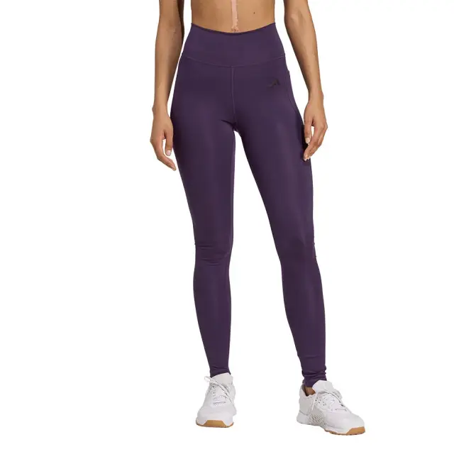 adidas Performance Women's Optime Essentials Stash Pocket 1/1 Tight Βιολετί JW7648 (adidas Performance)