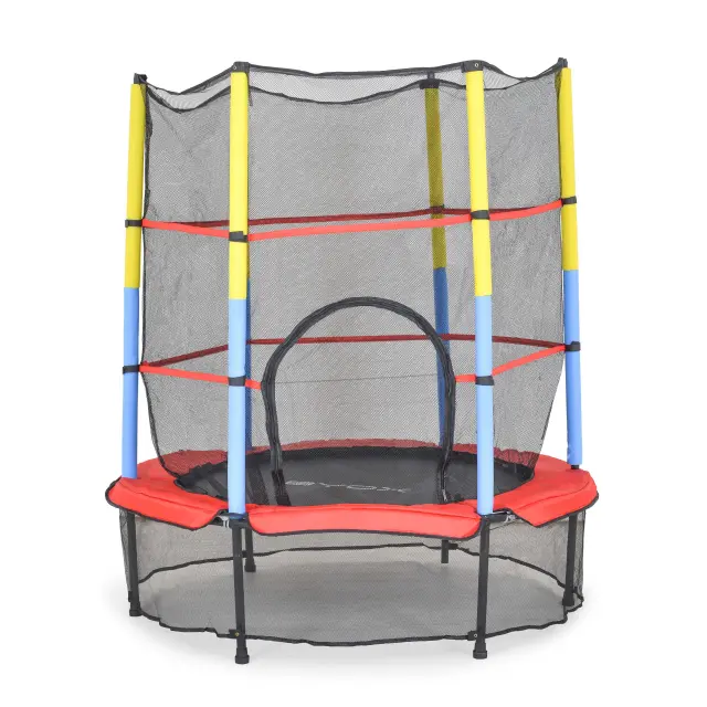 BYOX - 55 INCH trampoline with inner net Hop red - 3800146227692