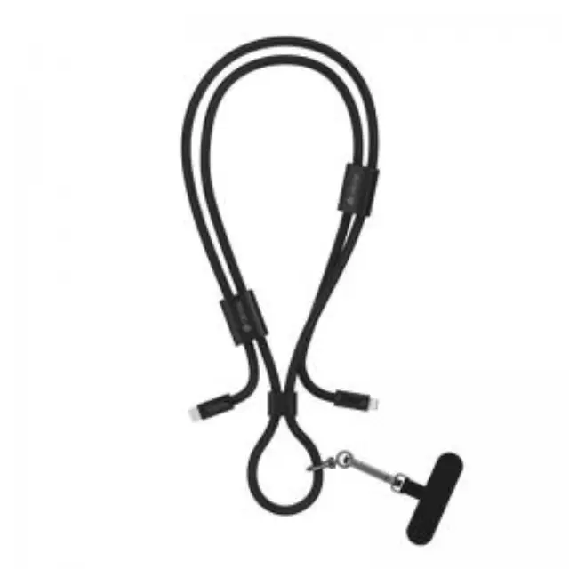 Καλώδιο Σύνδεσης USB 2.0 Devia EC429 Woven Adjustable Lanyard USB C σε Lightning PD 27W 1.6m Cable Pro5 Μαύρο N68620 2