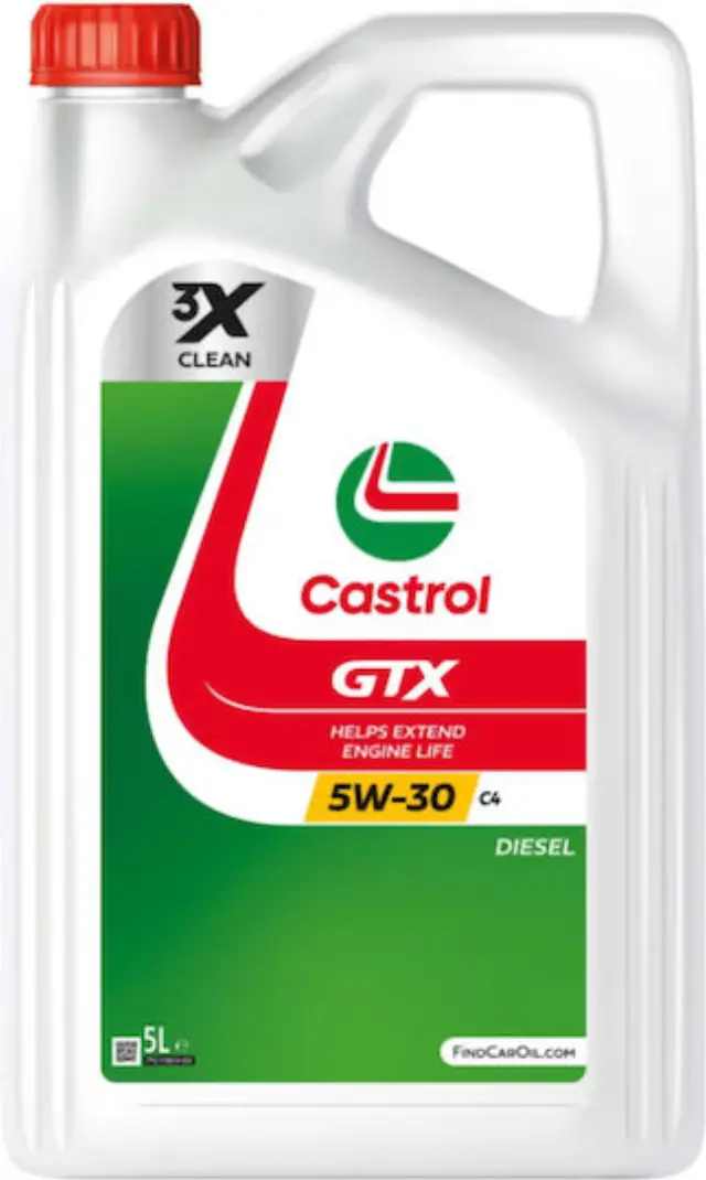 Castrol GTX C4 Συνθετικό Λάδι Αυτοκινήτου 5W-30 4lt