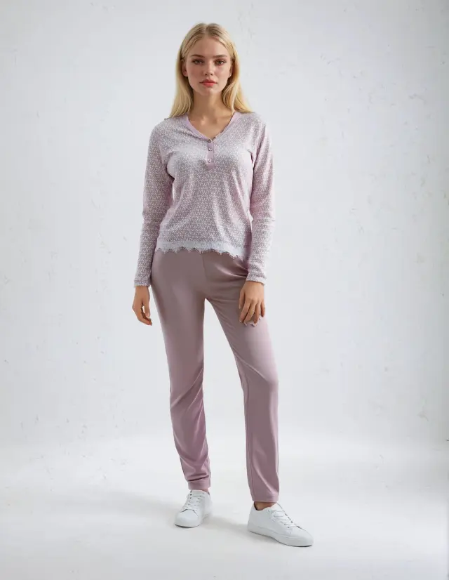 W503 - Type - PYJAMA LITTLE FLOWER - S