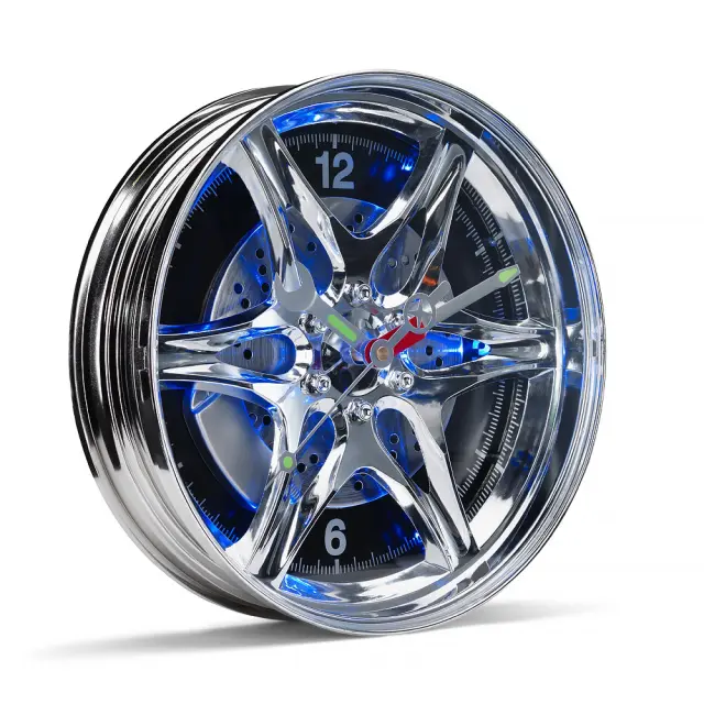 The Source LED Wheel Rim Clock / LED Ρολόι Τοίχου Τροχός 3