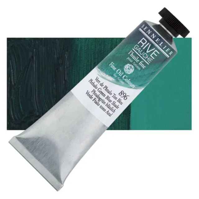 Sennelier Λάδι Rive Gauche 896 Phthalo Green Blue Shade - 40ml