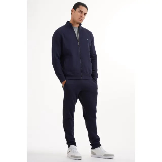 Magnetic North Ανδρική Φούτερ Ζακέτα με Τσέπες 50013-NAVYBLUE - 3XL 2