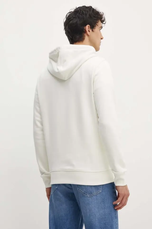 Calvin Klein - Ανδρικό Φούτερ Embro Regular Fit J30J325149-YBI Λευκό 3