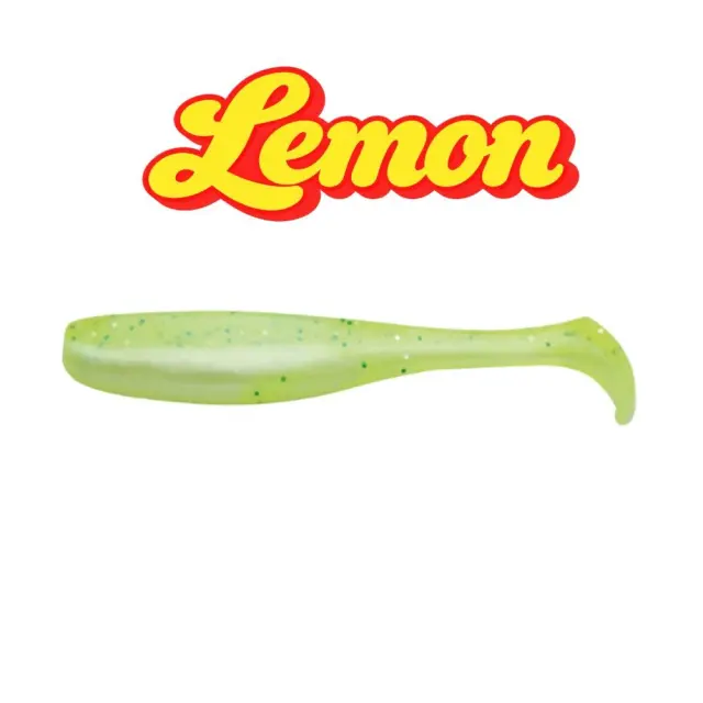 Shad Bait 75mm 8 ΤΜΧ – Floating Σιλικόνη - Lemon