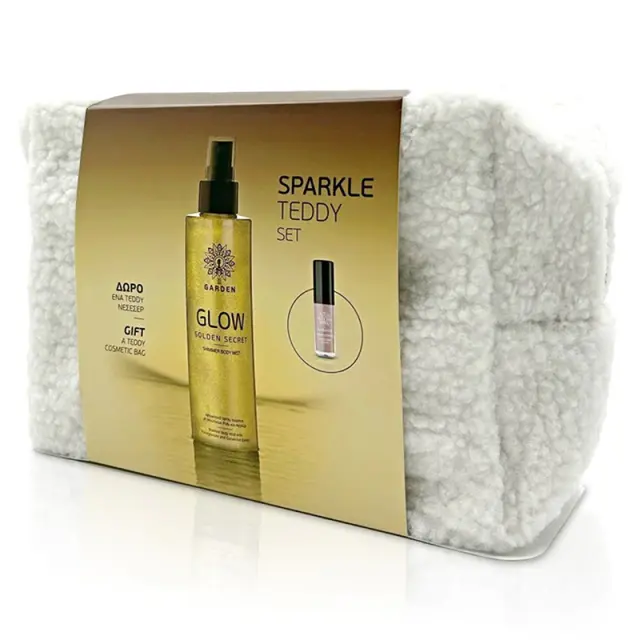 Garden Sparkle Teddy Set 1 Glow Golden Secret Body Mist Gold Shimmer, 200ml & Δώρο Mini Liquid Matte Lipstick Dream Cream 01, 2ml