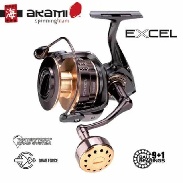 Akami Excel 4500 & 6500 – Μηχανισμοί Jigging με Drag έως 20kg για Shore & Boat Casting 6500 2