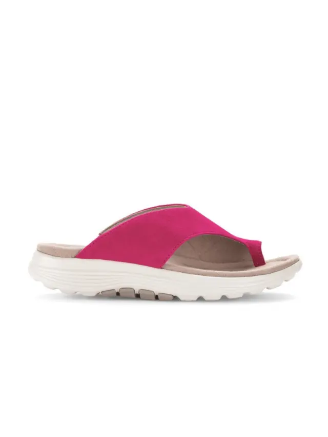 Gabor Παντόφλες Γυναικείο δέρμα Nubuck Ροζ GAB/46812 21-PINK 3