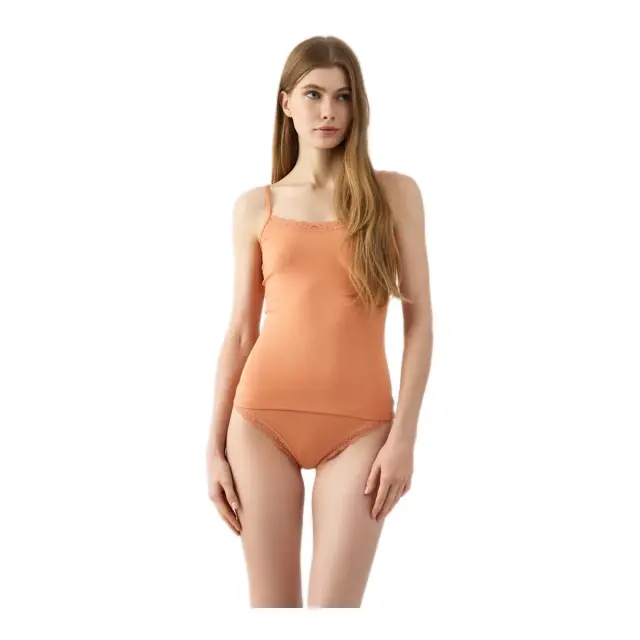 Minerva Γυναικείο Slip Rio Fimelle Elegance, Χρώμα Apricot 3