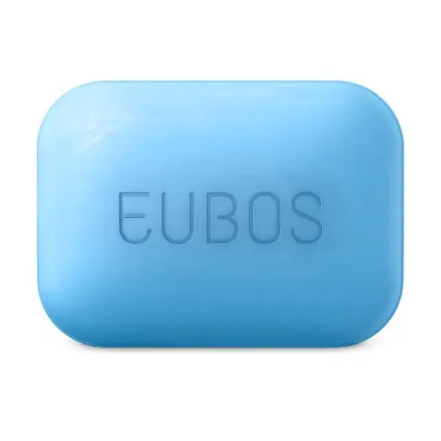 EUBOS Basic Care Blue Solid Washing Bar Στερεή Πλακά Καθαρισμού Προσώπου & Σώματος Χωρίς Άρωμα 125gr 2