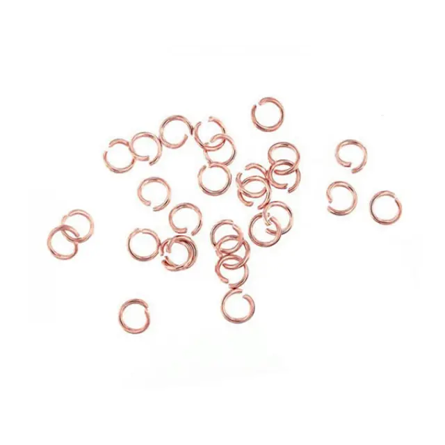 Ανοικτοί Κρίκοι Ø3mm Ανοξείδωτο Ατσάλι 304 Rose Gold ~25τεμ