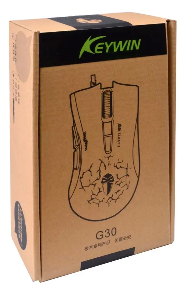 Ενσύρματο Ποντίκι Keywin Mechanical Gaming Mouse Luom G30 με 7 Πλήκτρα και 2500 DPI Μαύρο 3