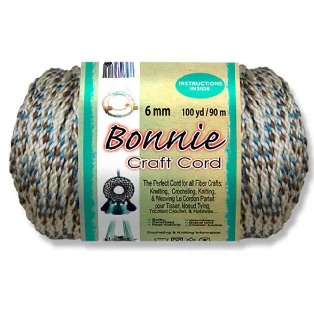 Bonnie Κορδόνι Μακραμέ Ø6mm - Sandalwood - 90m