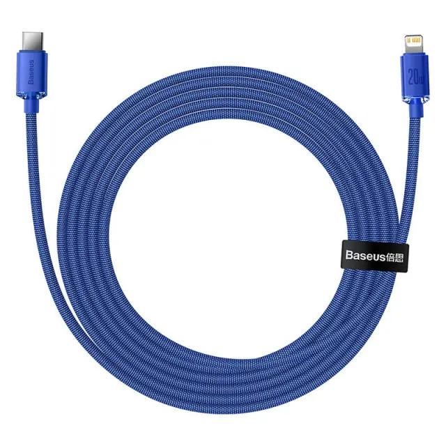 Baseus Data Cable Crystal Shine Type-C to Lightning 20W 2m Blue 3