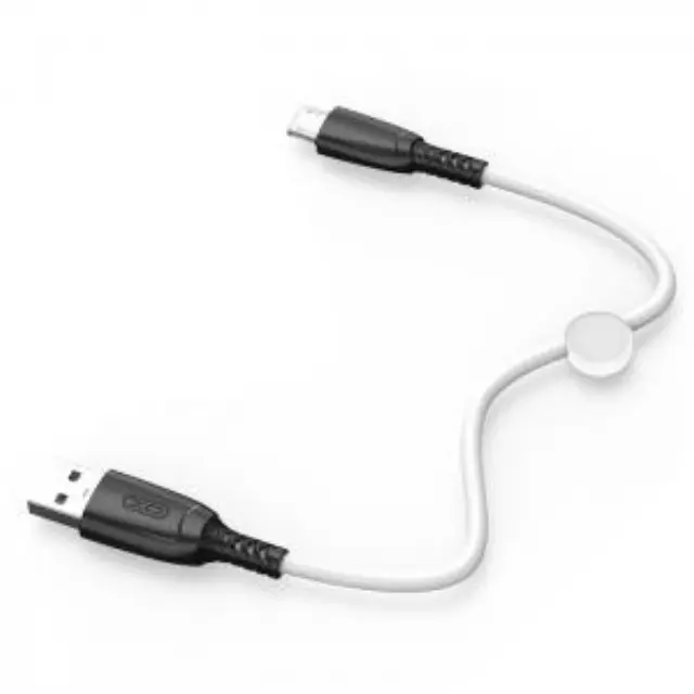 Καλώδιο USB High-Speed Α αρσ. - MICRO USB αρσ., 0.25m σε λευκό χρώμα 2