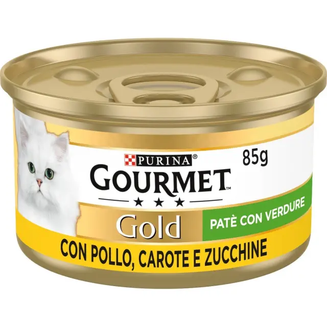 Gourmet Gold Πατέ Κοτόπουλο με Καρότα και Κολοκυθάκια 85gr