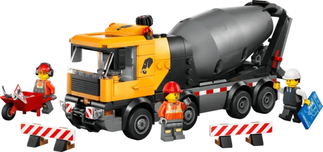 LEGO® City Cement Mixer για 7+ Ετών 371τμχ - 60478