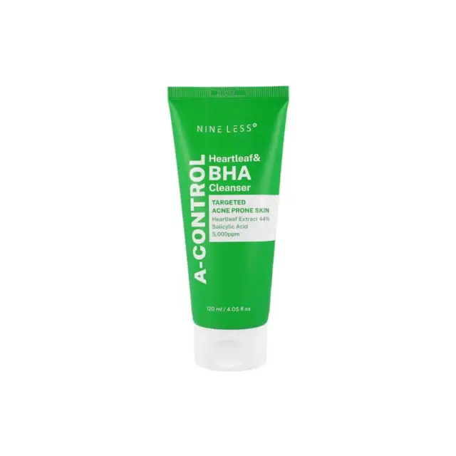 Nineless A-Control Heartleaf & BHA Foam Cleanser Αφρώδες Καθαριστικό Προσώπου, 120ml