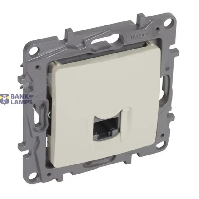 RJ45 socket Cat6 UTP Niloe ivory