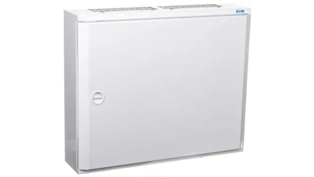 BF-O-2/48-C Complete surface-mounted flat distribution board, white, 24 SU per row, 2 rows, type C