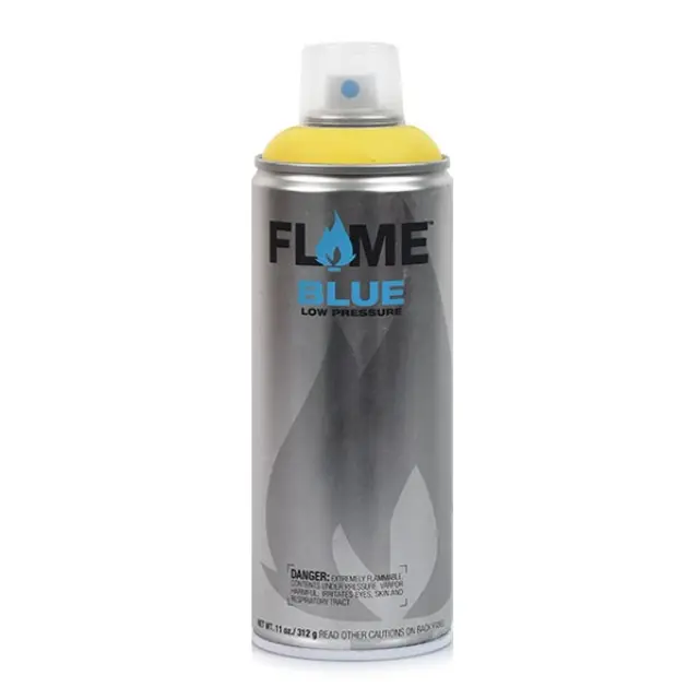 Flame Blue Spray Paint 400ml FB-102 Zinc Yellow